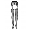 S816 Bas jarretelles Noir