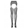 S817 Bas jarretelles Noir