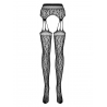 S817 Bas jarretelles Noir
