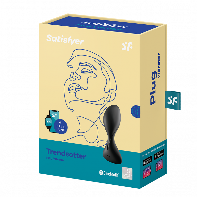 Vibromasseur Anal Satisfyer Trendsetter Connect Noir