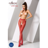 S019R Collants ouverts Rouge