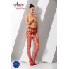 S021R Collants ouverts Rouge