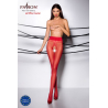 TI001R Collants ouverts 20 DEN Rouge