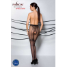 TIOPEN 016 Collants ouverts 20 den Noir