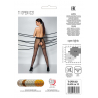 TIOPEN 021 Collants ouverts 20 den Noir