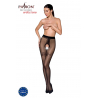 TIOPEN 021 Collants ouverts 20 den Noir