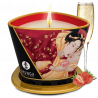 Bougie de massage lueur et caresses Romance Vin pétillant à la fraise Parfum Romance vin