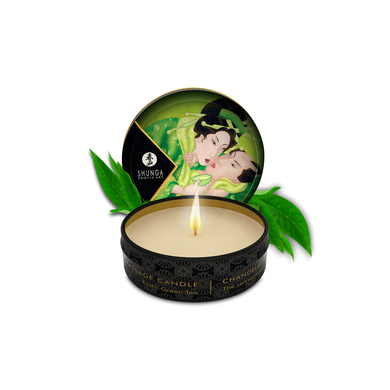 Mini bougie de massage Zenitude Thé vert exotique Parfum Thé vert