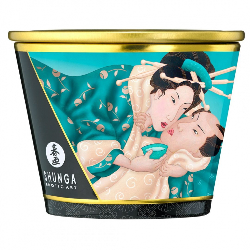 Bougie de massage lueur et caresses Sensual Fleurs des îles Parfum Fleur des îles