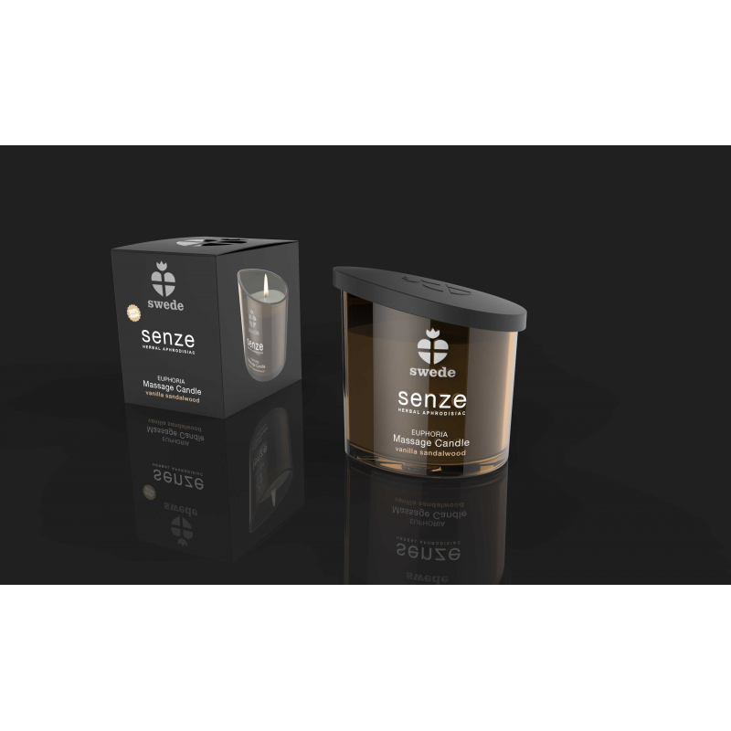 Bougie de massage Euphoria Vanilla Sandalwood 50 ml Parfum Vanille