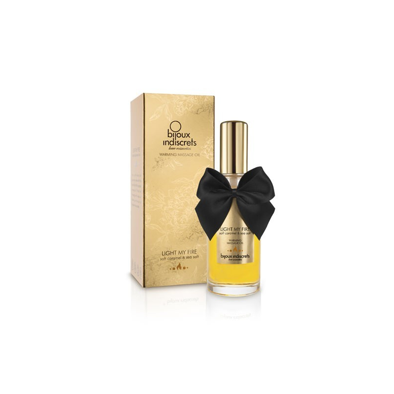Huile de massage embrassable Chauffante Caramel Doux Parfum Caramel