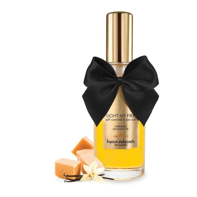 Huile de massage embrassable Chauffante Caramel Doux Parfum Caramel