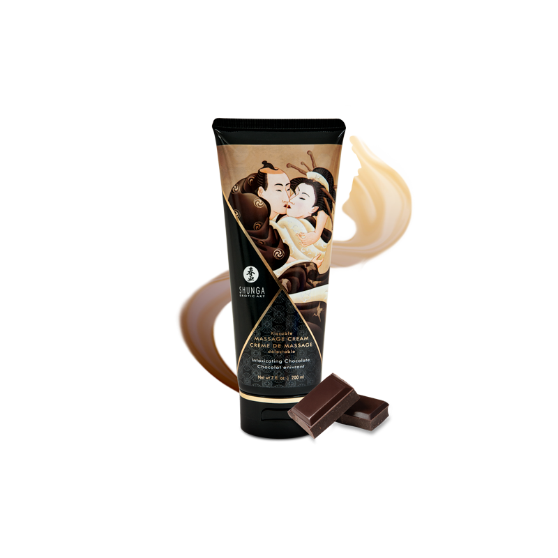 Crème de Massage délectable Chocolat enivrant Parfum Chocolat