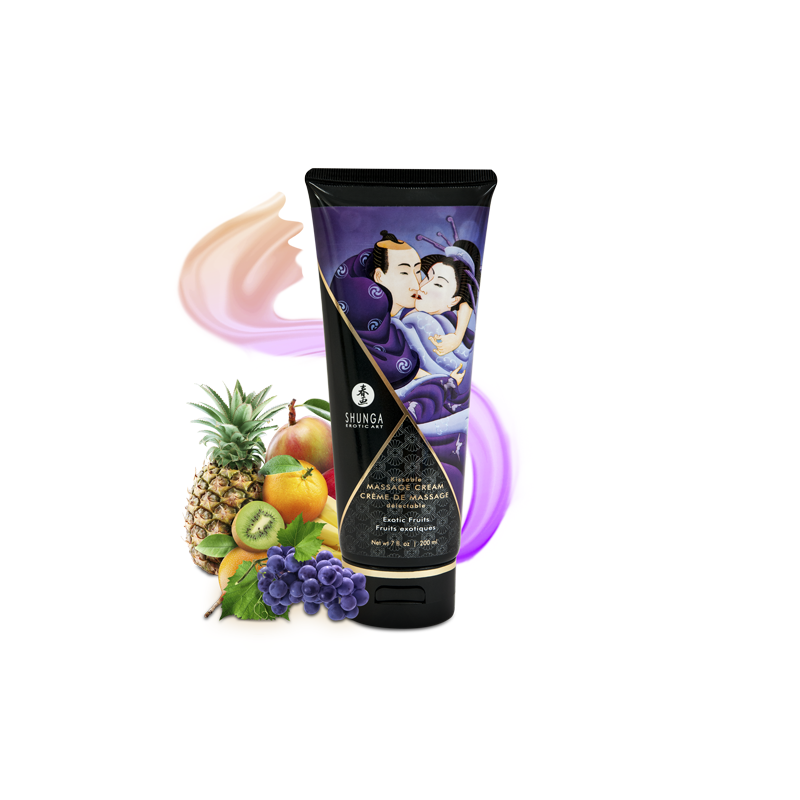 Crème de Massage délectable Fruits exotiques Parfum Fruits exotiques