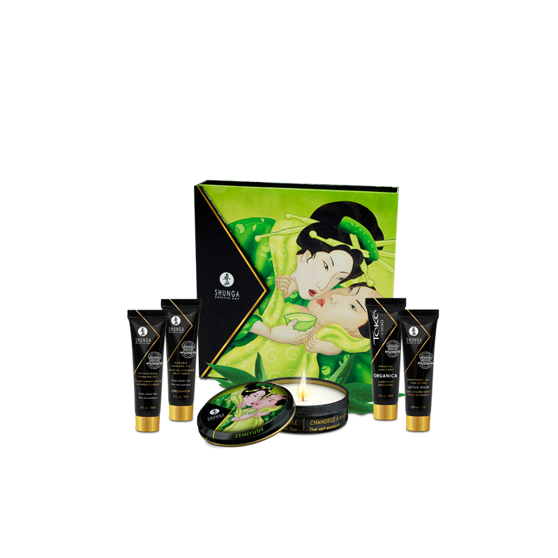 Kit Secret de Geisha ORGANICA Thé vert exotique Parfum Thé vert