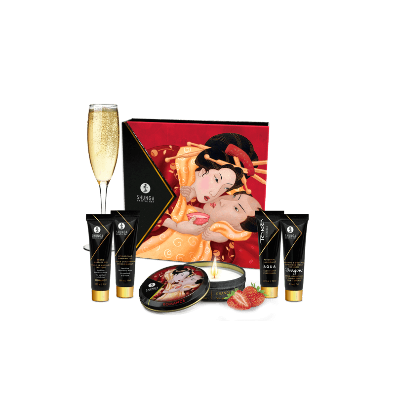 Kit Secret de Geisha ORGANICA Vin pétillant à la fraise Parfum Vin pétillant Fraise