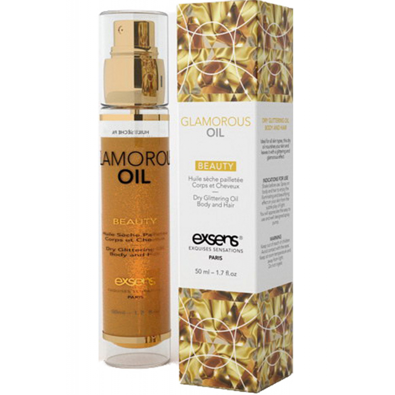 Glamorous Huile sèche pailletée 50 ml Parfum Amande