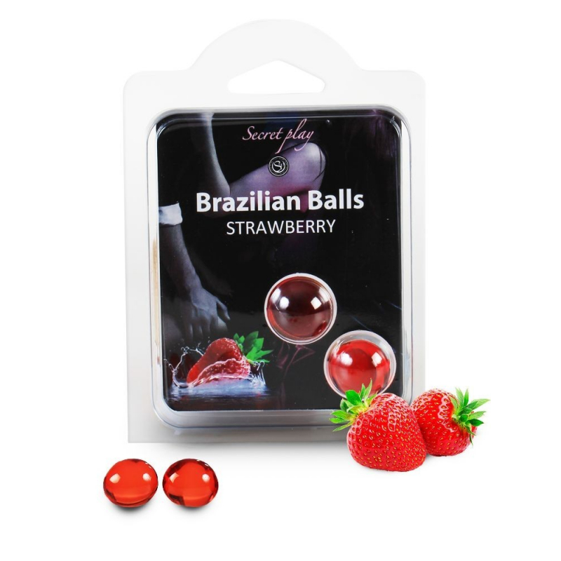 Duo Brazilian Balls Fraise 3385-7 Parfum Fraise