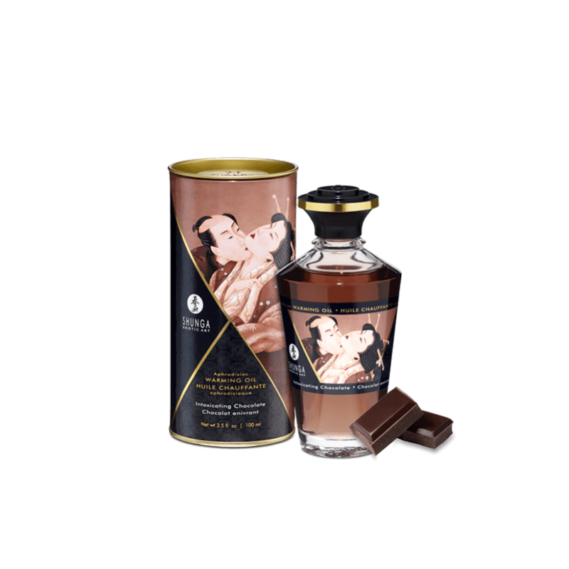 Huile chauffante aphrodisiaque Chocolat enivrant 100ml Parfum Chocolat