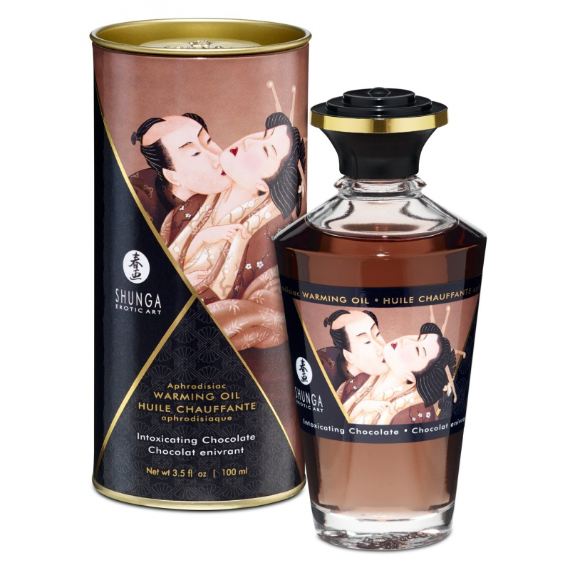 Huile chauffante aphrodisiaque Chocolat enivrant 100ml Parfum Chocolat