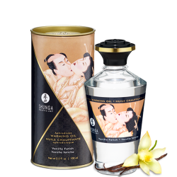 Huile chauffante aphrodisiaque Vanille fétish 100ml Parfum Vanille