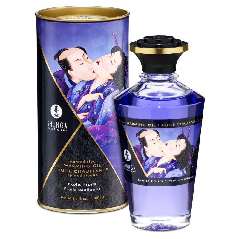 Huile chauffante aphrodisiaque Fruits exotiques 100ml Parfum Fruits exotiques