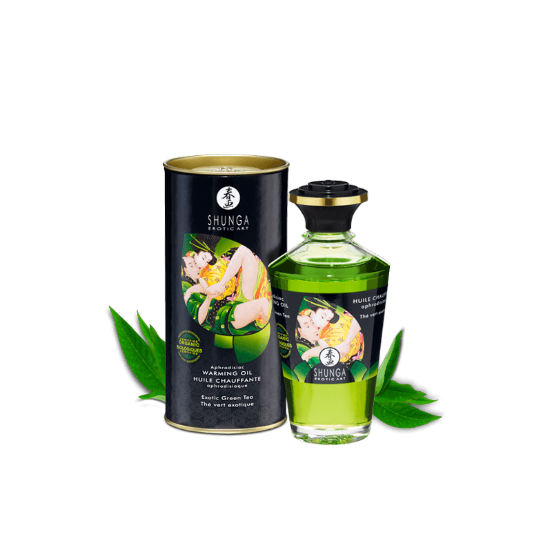 Huile aphrodisiaque organique Thé vert exotique Parfum Thé vert