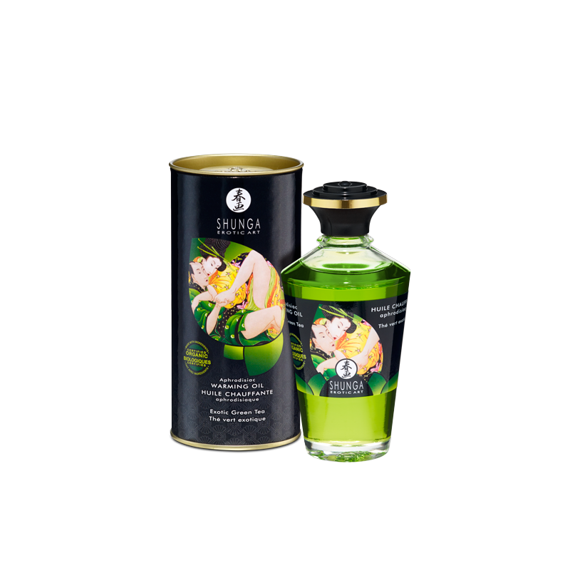 Huile aphrodisiaque organique Thé vert exotique Parfum Thé vert