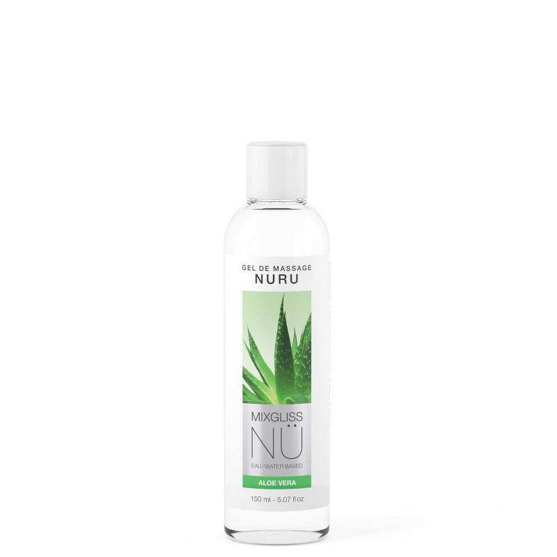 Mixgliss Gel de massage NU Aloe Vera 150 ml Parfum Aloe vera