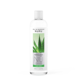 Mixgliss Gel de massage NU Aloe Vera 250 ml Parfum Aloe vera