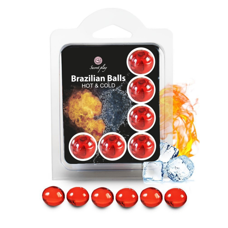 6 Brazilian Balls Cold Hot effect 3629-1 Parfum Nature