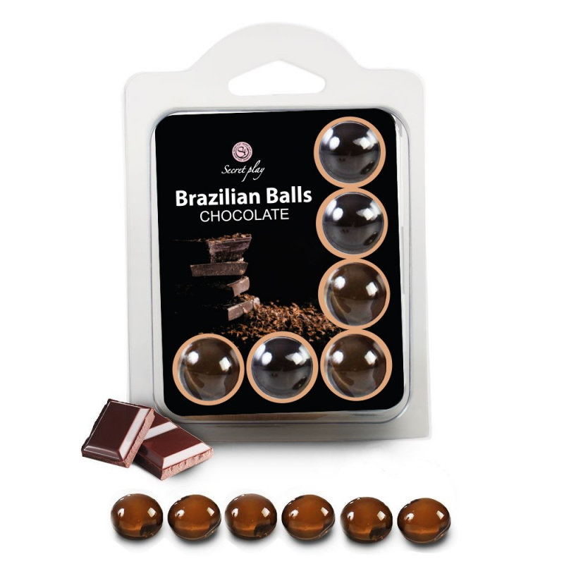 6 Brazilian Balls Chocolat 3386-1 Parfum Chocolat