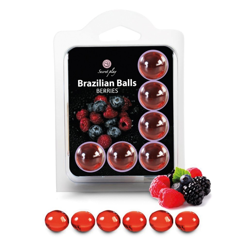 6 Brazilian Balls Fruits des bois 3386-5 Parfum Mûre