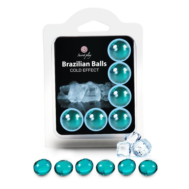 6 Brazilian Balls Cold effect 3613-1 Parfum Nature