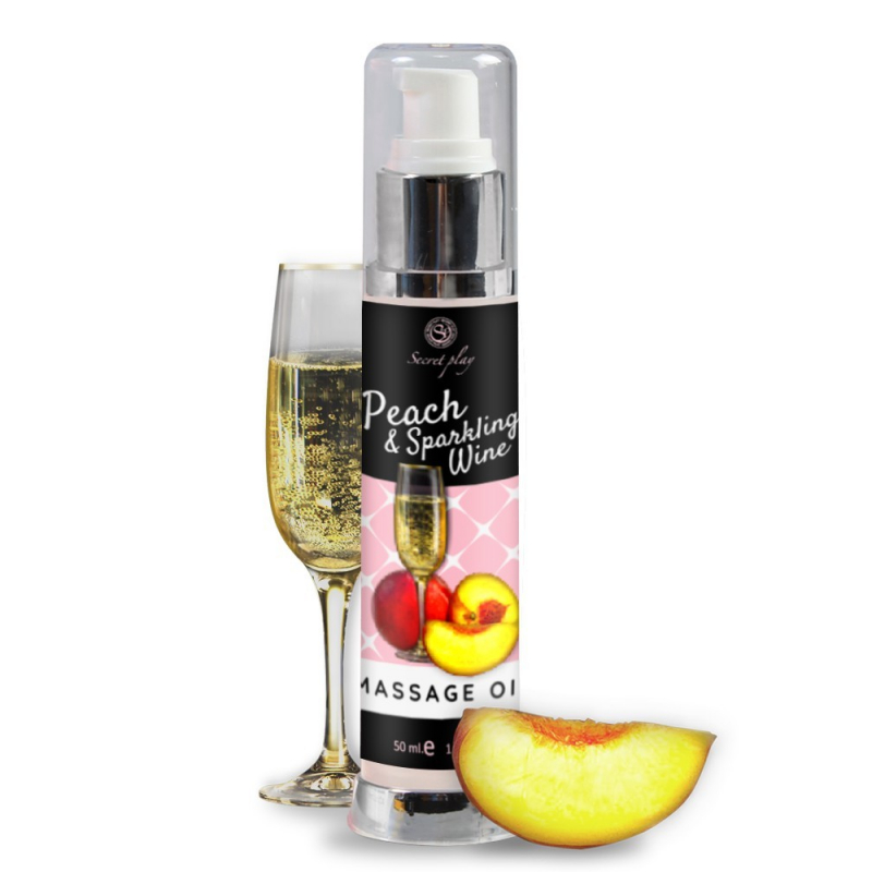 Huile de massage Pêche et Vin pétillant 3682 50 ml Parfum Pêche