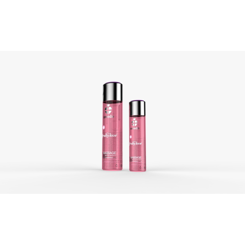 Huile de massage Vin pétillant à la Fraise 120 ml Parfum Vin pétillant Fraise