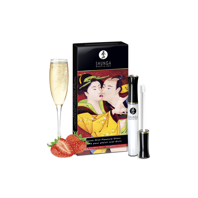 Gloss Plaisir Oral divin Vin pétillant et fraise Parfum Vin pétillant Fraise