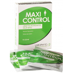 6 lingettes retardantes MaxiControl Parfum Nature