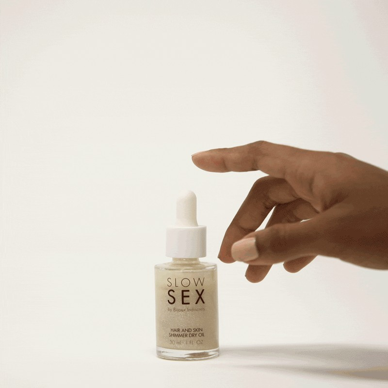 Huile intime sèche brillante Slow Sex 30 ml Parfum Nature
