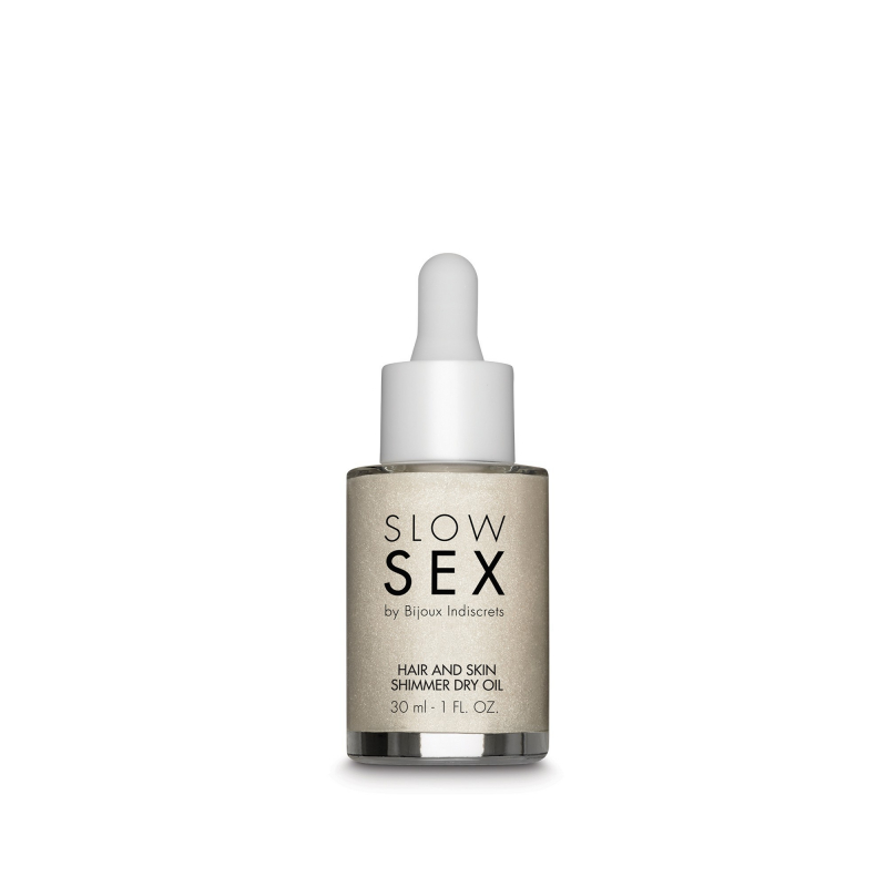 Huile intime sèche brillante Slow Sex 30 ml Parfum Nature