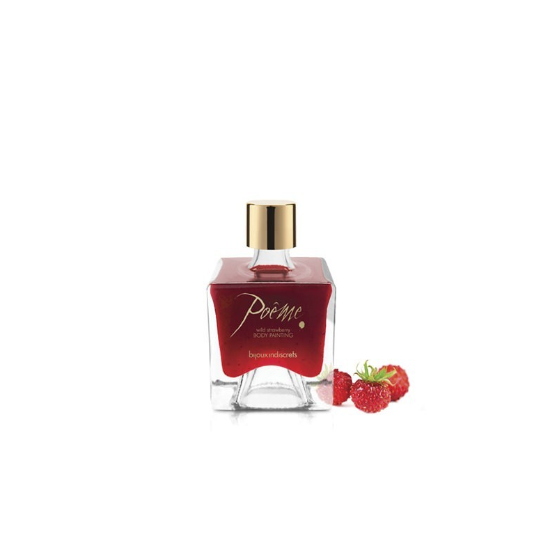 Poème Peinture pour corps Fraise Sauvage Parfum Fraise