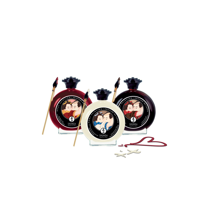 Peinture de corps embrassable Chocolat noir Parfum Chocolat