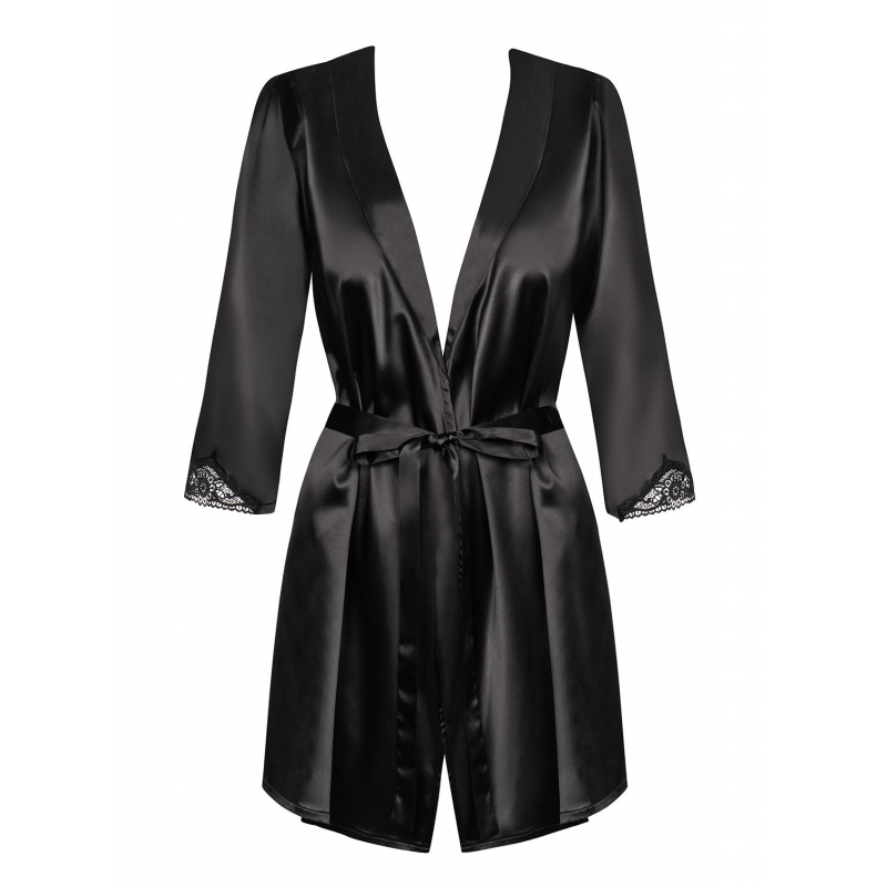 Satinia Peignoir Noir