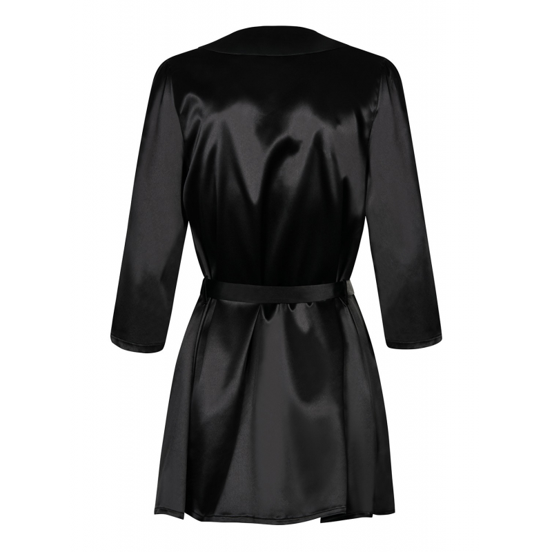 Satinia Peignoir Noir