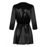 Satinia Peignoir Noir