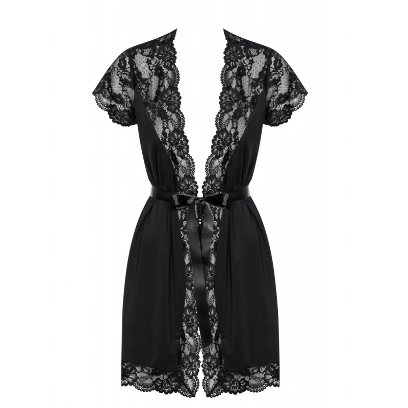 810-PEI-1 Peignoir Noir