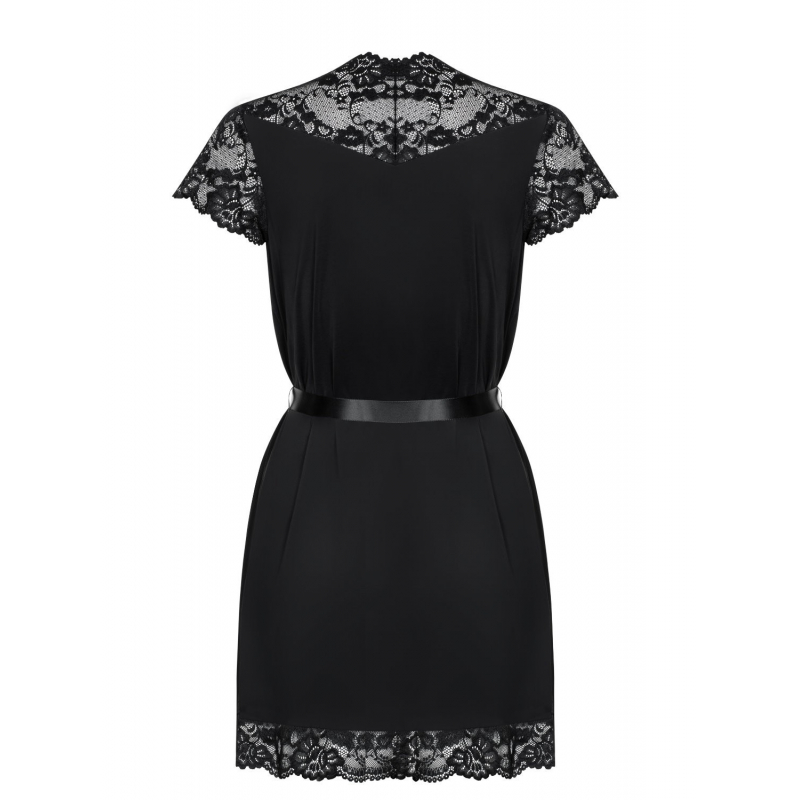 810-PEI-1 Peignoir Noir