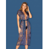 Flowlace Peignoir Bleu