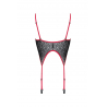 Jade Guêpière Noir et Rouge