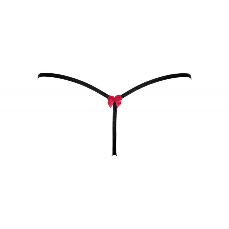 Jade Guêpière Noir et Rouge